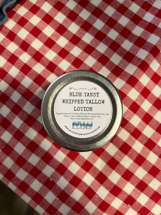 Blue Tansy Whipped Tallow Lotion