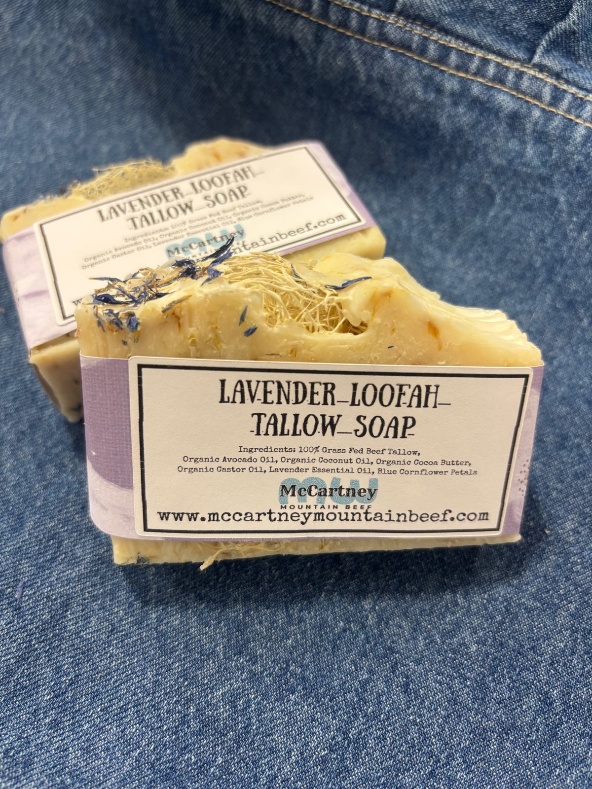 Lavender Loofah Tallow Soap