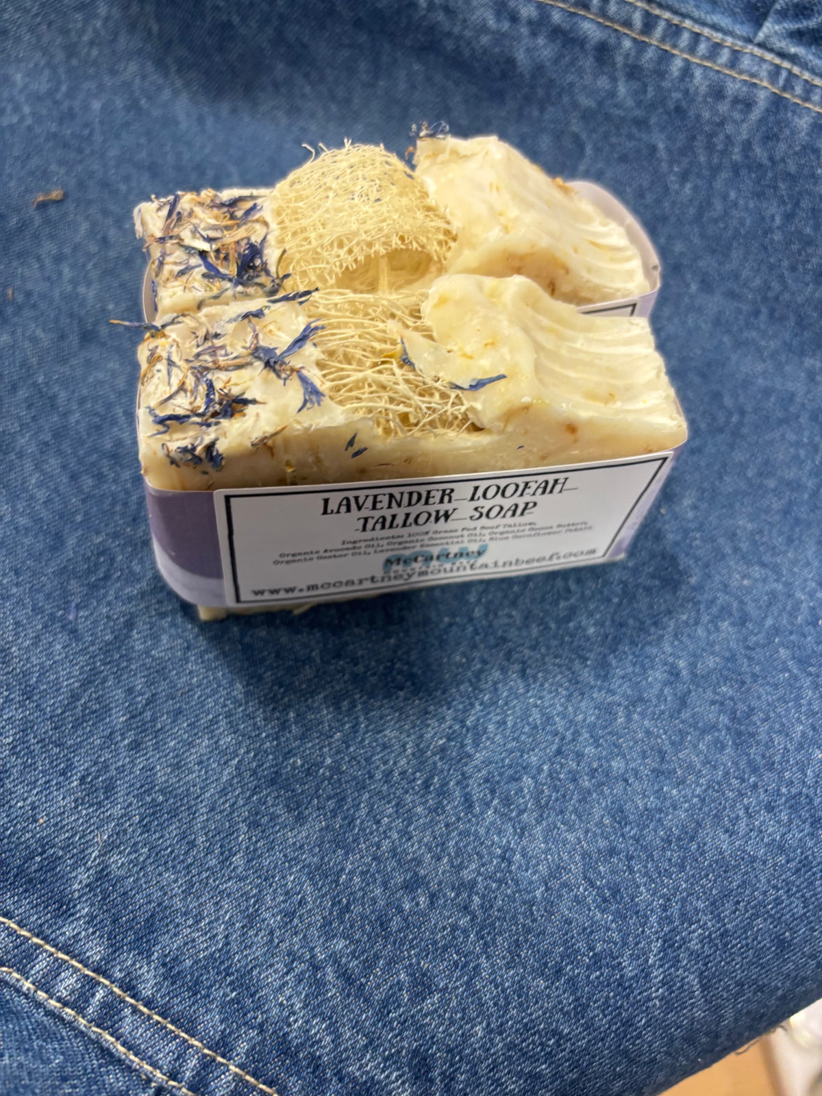 Lavender Loofah Tallow Soap