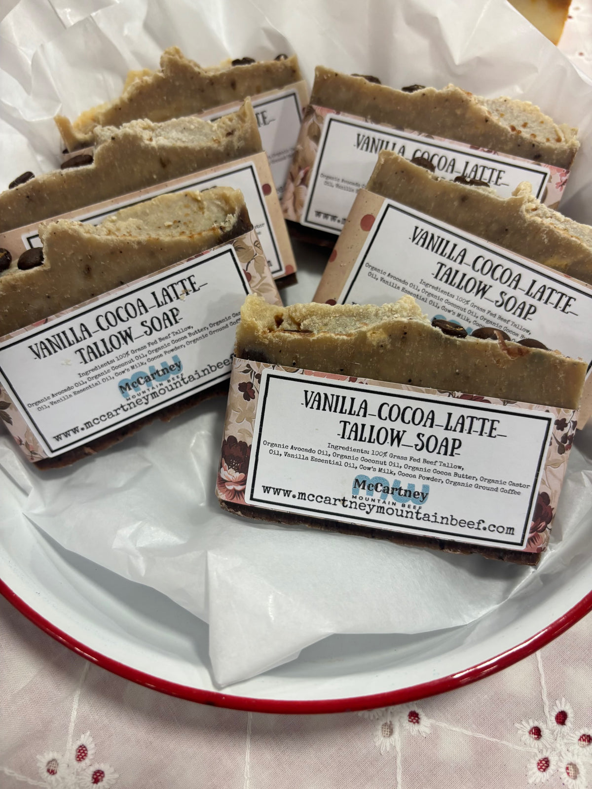 Vanilla Cocoa Latte Tallow Soap