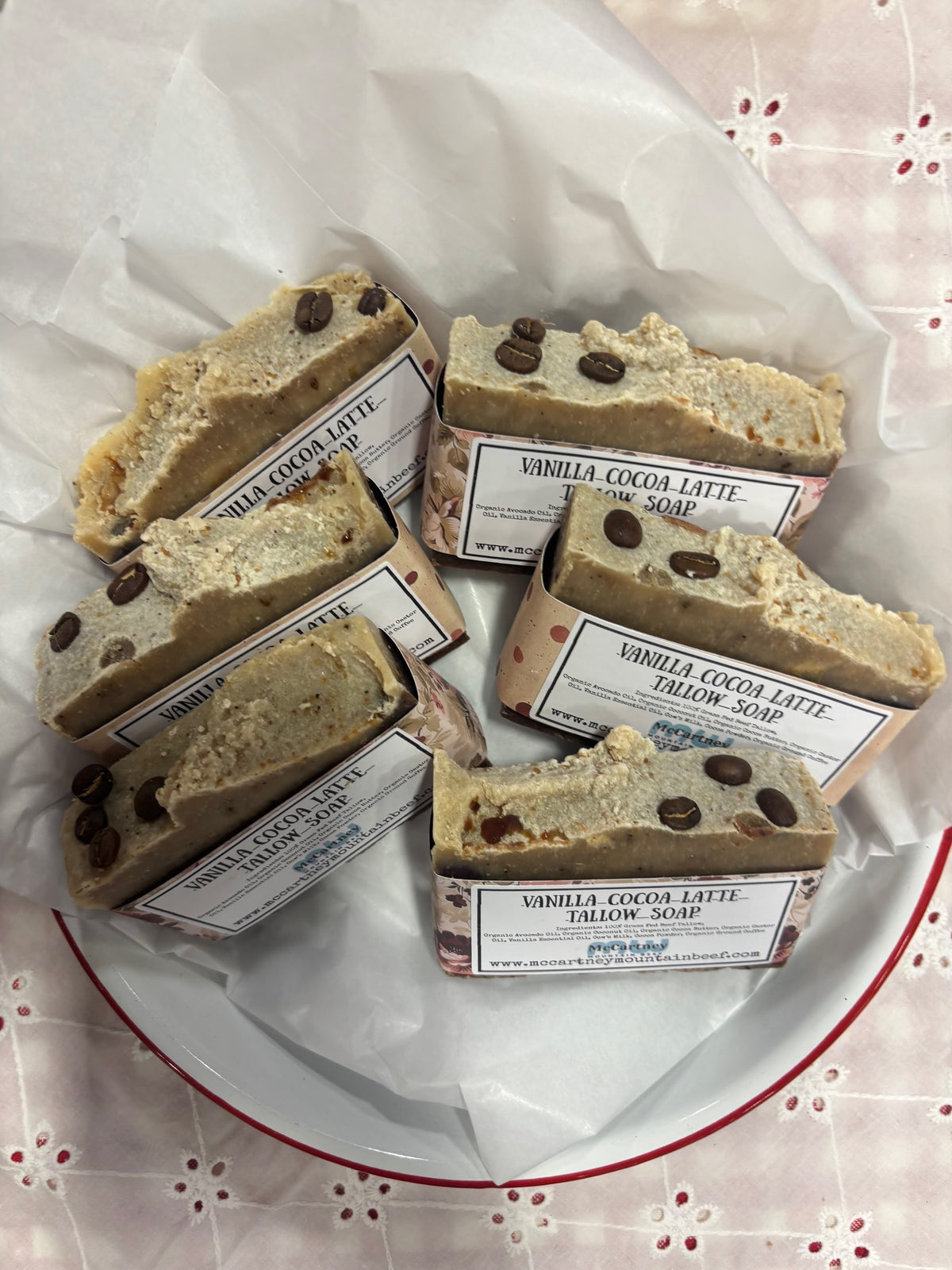 Vanilla Cocoa Latte Tallow Soap