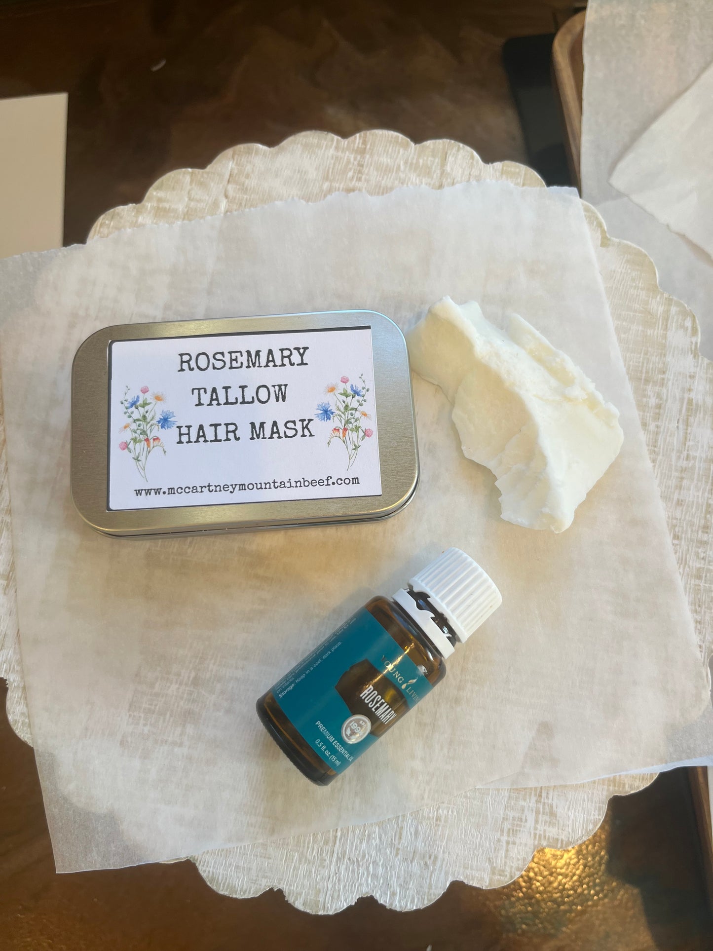 Rosemary Tallow Hair Mask
